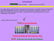 Tablet Screenshot of paon.ch